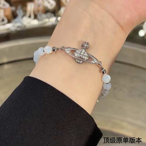 西太后vivienne满钻土星手链